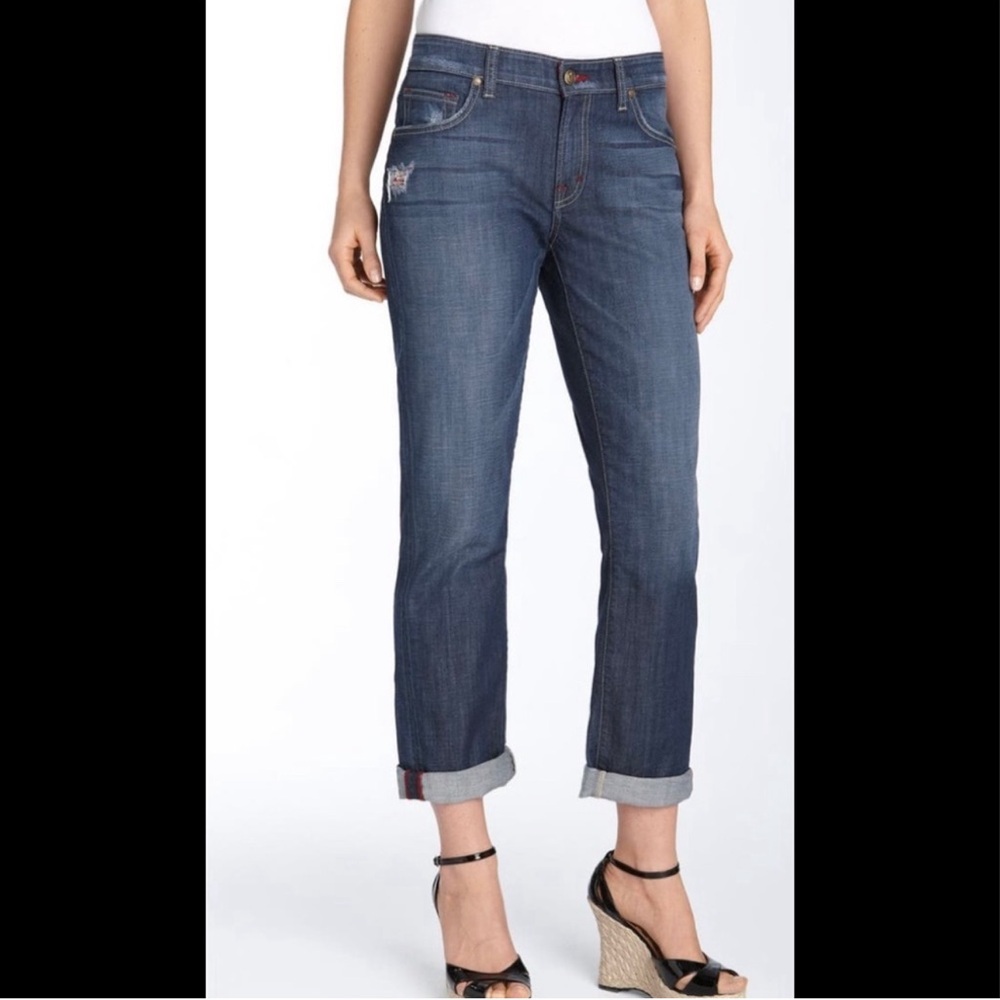 Love Boyfriend by Cookie Johnson distressed jeans size 36